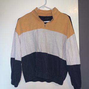 Pac Sun Quarter Zip Sweat Shirt